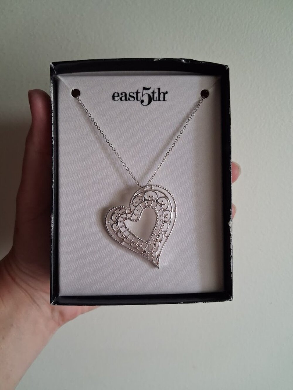 East 5th Heart necklace